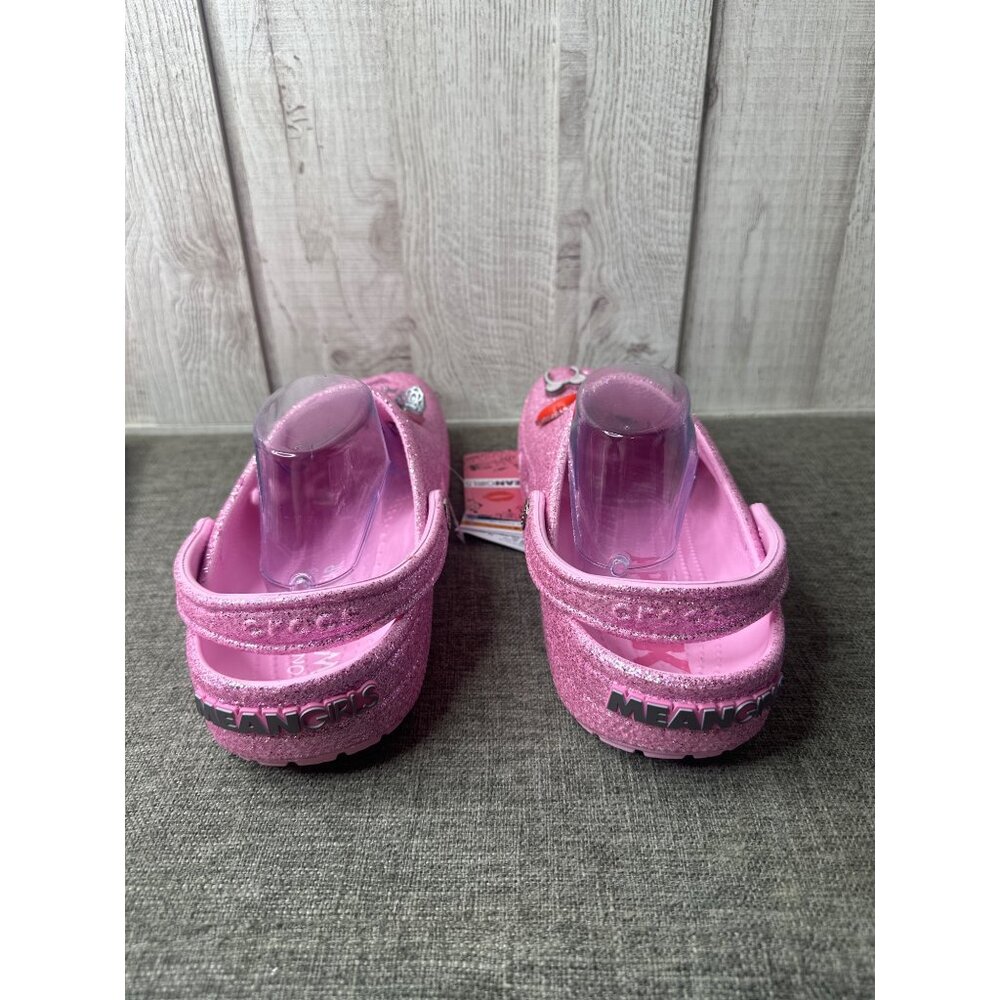 RESERVED for glitterqueen1901 Bundle of 4 Crocs Mean Girls Pink Glitter Clogs - Picture 3 of 13